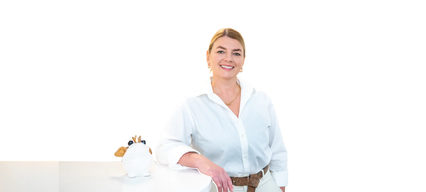 Dr. Elena Ilin, Zahnärztin, in ihrer Praxis in München-Laim